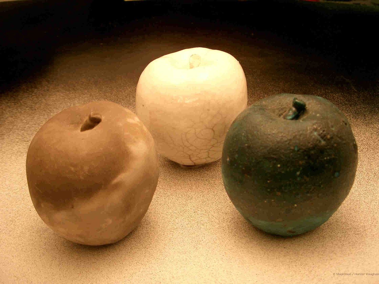 Custom Made Corporate Gift Raku Apples