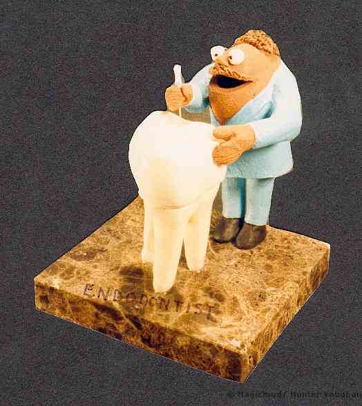 ultimate present for an endodontist,personalized clay figurine