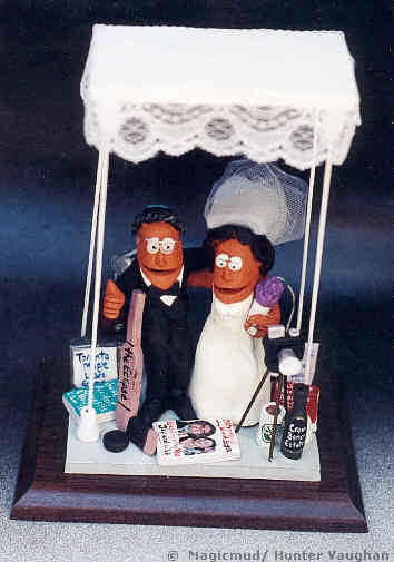 jewish wedding cake topper custom made