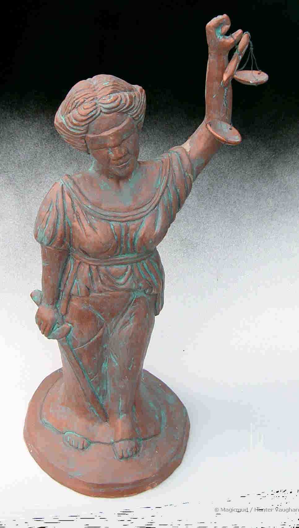 Original terra cotta with bronze patina