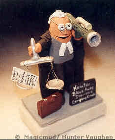 Humorous Lawyer Figurine