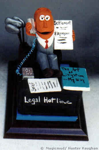 "Legal Hotline" Lawyers Advice Custom Figurine