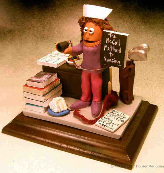 Unique personalized gift for a Nurse...a clay caricature