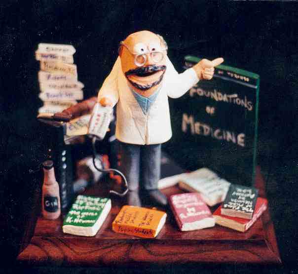 Unique Doctors Gift idea...a figurine of him lecturing to the interns...a great way to say thank you..