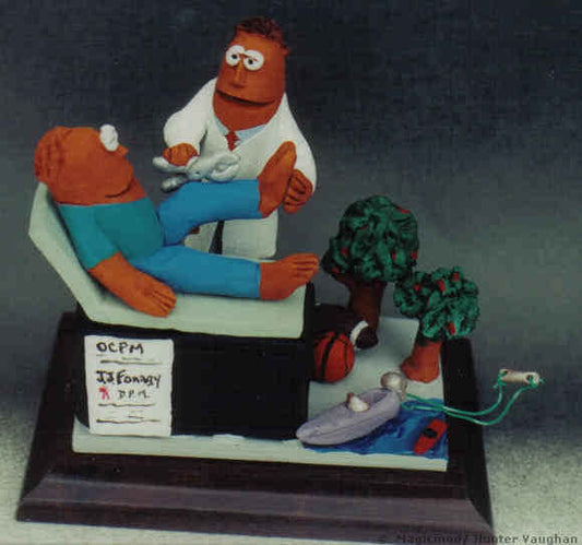 Custom Podiatrist Figurine, the perfect gift for the "sole" man in your life!