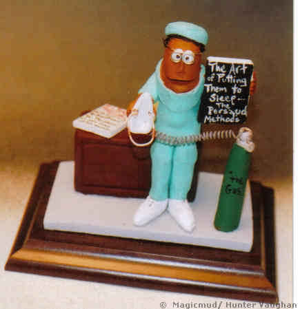 Anesthesiologist Figurine Personalized for you!! A great medical office gift, or way to say trhanks.