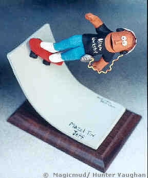 Custom trophy...Way Cool!! Skateboarder on a pipe....available no where else!! They'll love it...