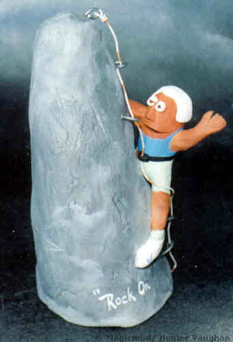 custom figurine ofa rock climber, where else could you get an item like this created for you?