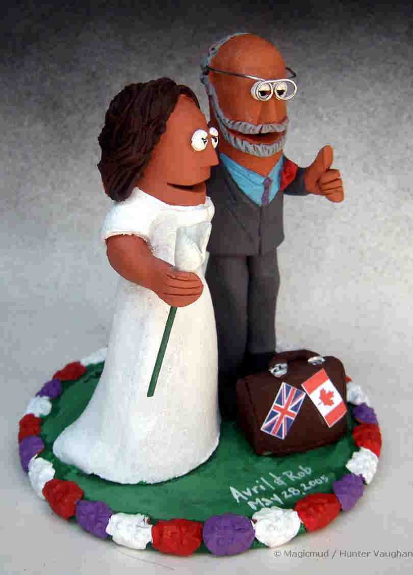 Wedding Cake Topper for Travelers