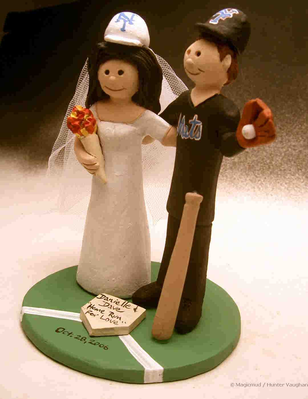 Wedding Cake Topper for New York Mets Fans