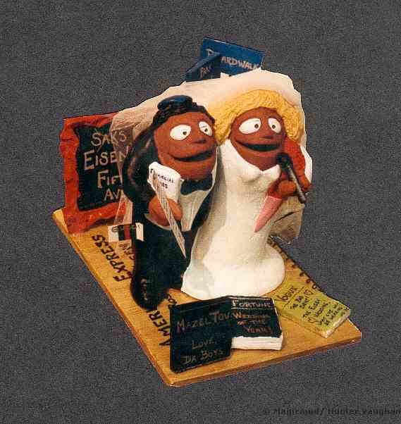Wedding Cake Topper for Shopaholics
