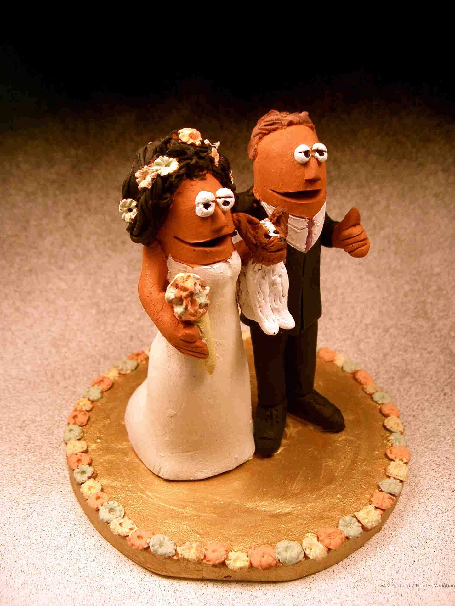 A Cake Topper can be custom created including your pet