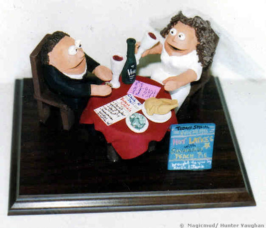 Wedding Proposal Figurine or Wedding Cake Topper