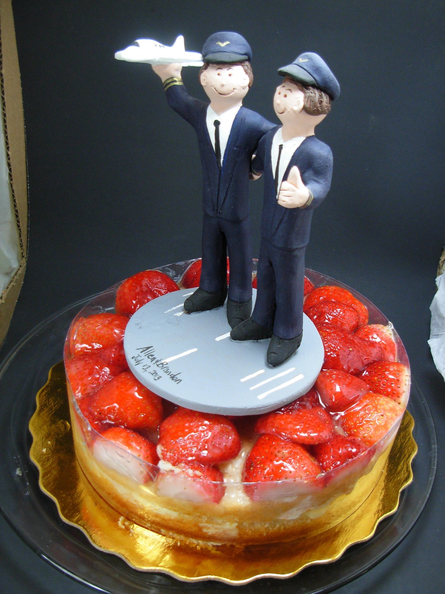 Same Sex Wedding Cake Toppers, Gay Wedding Cake Topper, Two Grooms Wedding Cake Topper - Gay's Wedding Cake Topper