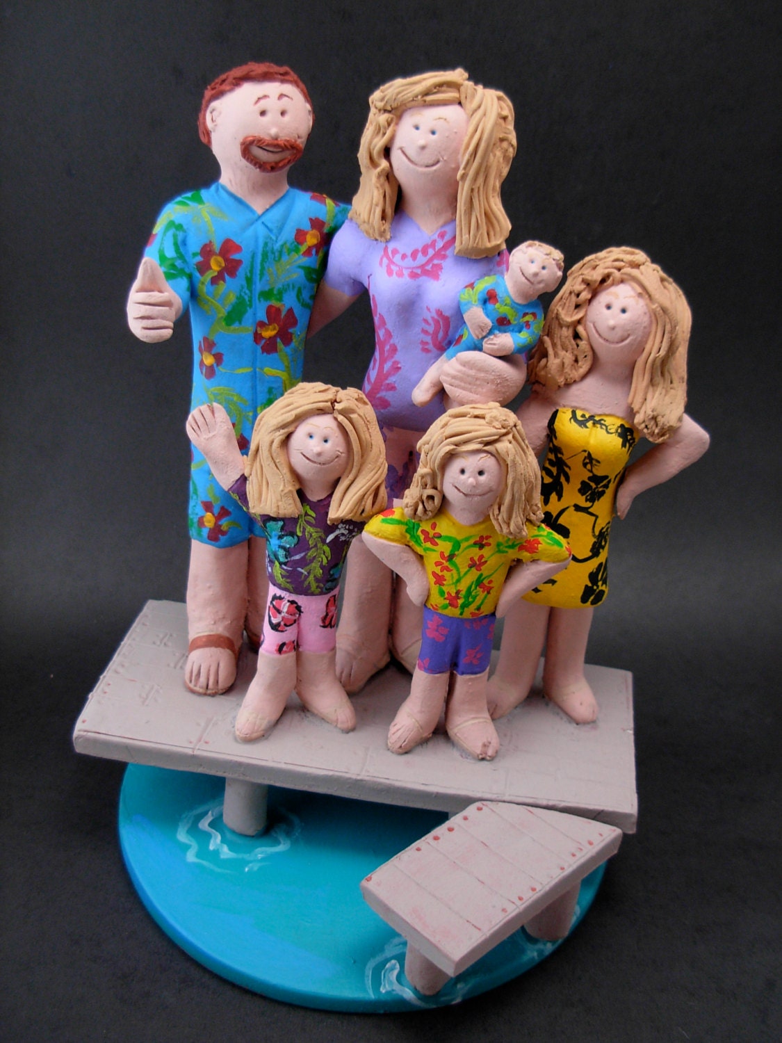Second Marriage Wedding Cake Topper, Blended Family Wedding Cake Topper, Mixed Family Wedding Cake Topper, Step Family Wedding Cake Topper