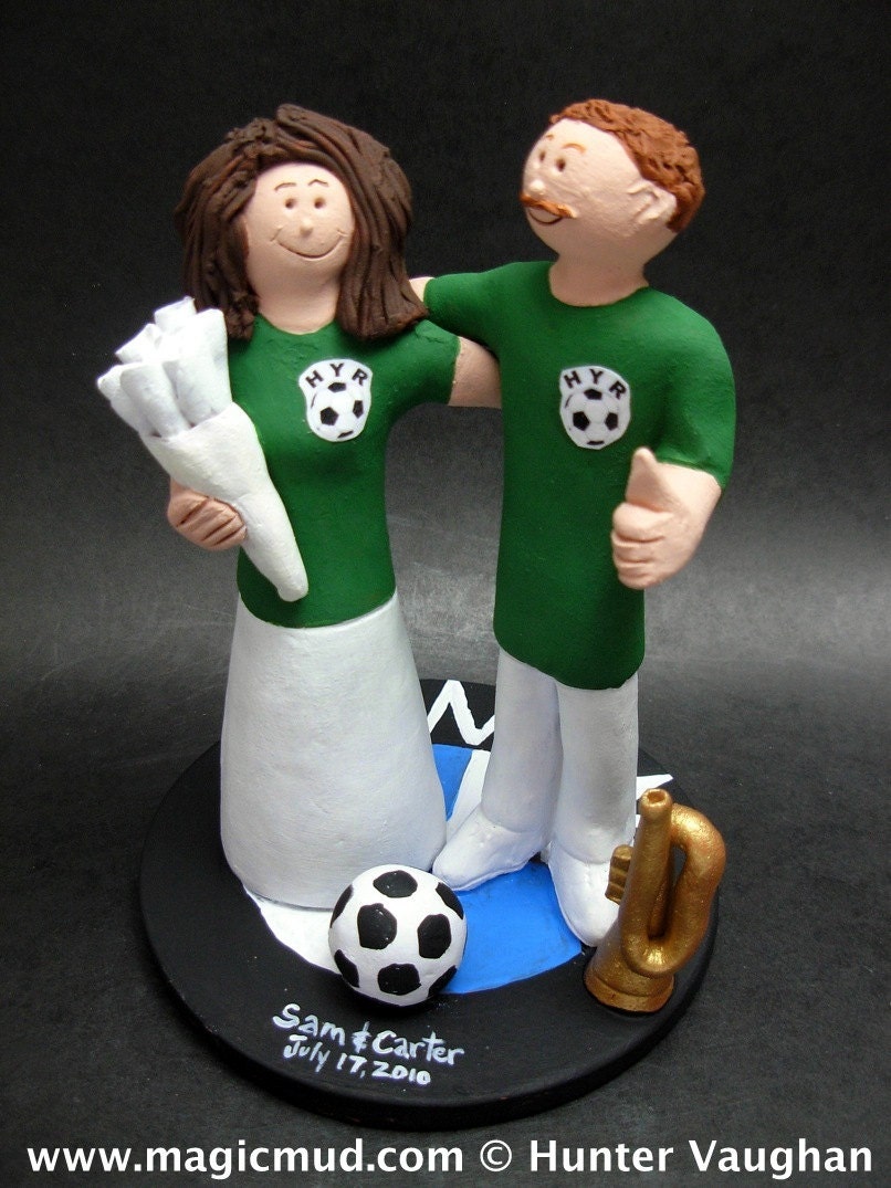 Soccer Layer Cake - Classy Girl Cupcakes