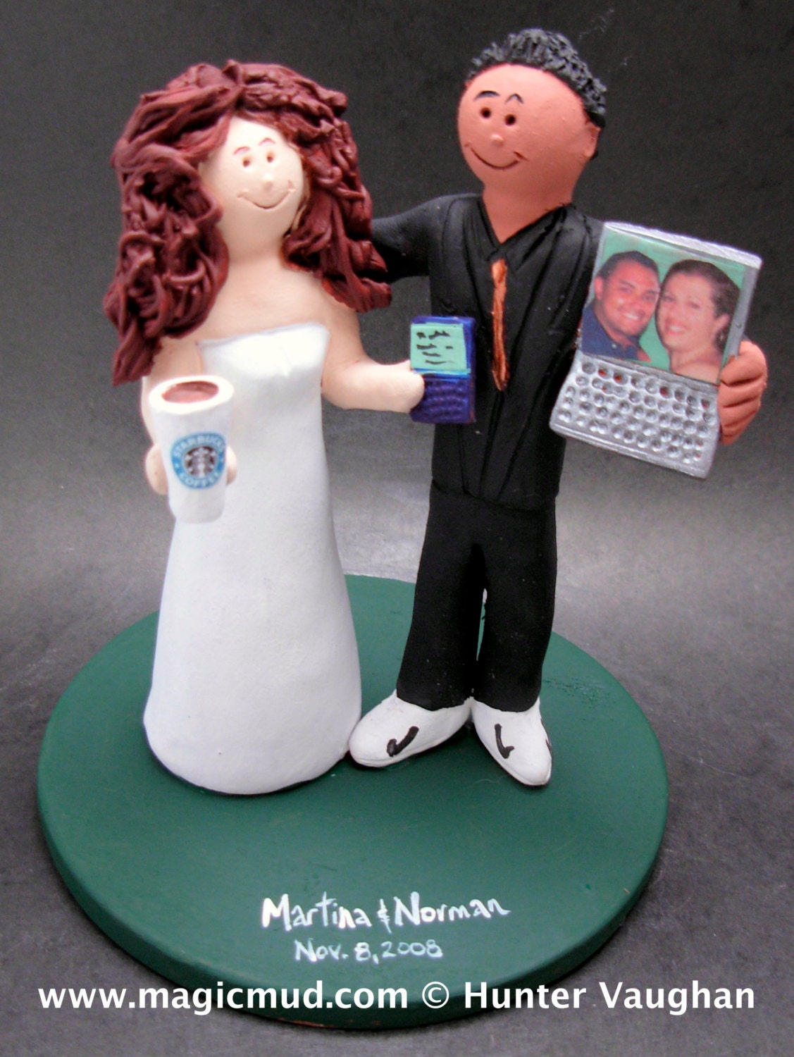 Interracial Wedding Cake Toppers, Mixed Race Wedding CakeTopper, BiRacial Wedding Figurine, Interracial Wedding Cake Statue, Biracial Statue