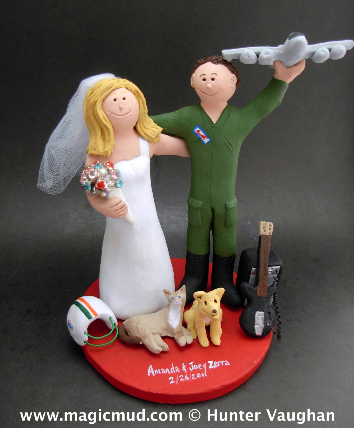 Navy Sailor Wedding Cake Topper , Soldier's Wedding Cake Topper, Nurse's Wedding Cake Topper, Air Force/Navy/ Marine's Wedding Cake Topper