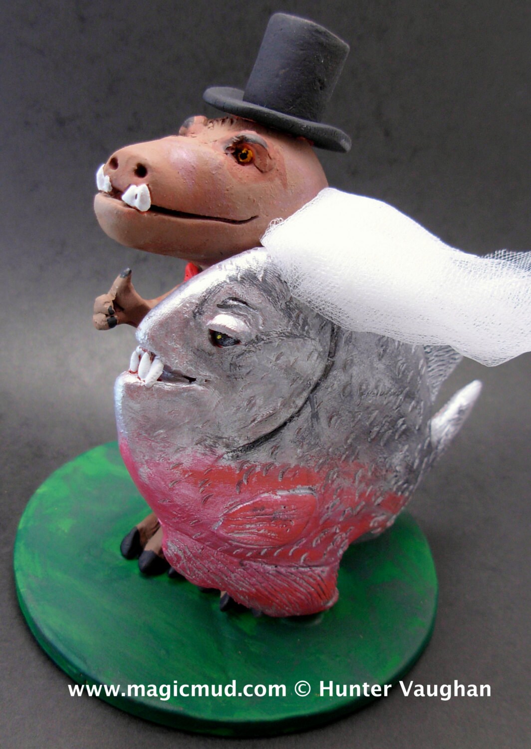 Custom Made Animal Wedding Cake Topper - Moose Wedding Cake Topper - Alligator Wedding Cake Topper - Custom Animal Wedding Cake Topper