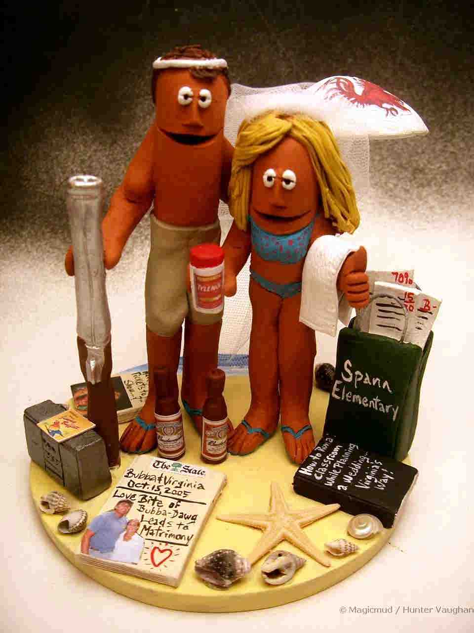 Beach Wedding Cake Topper...made to order