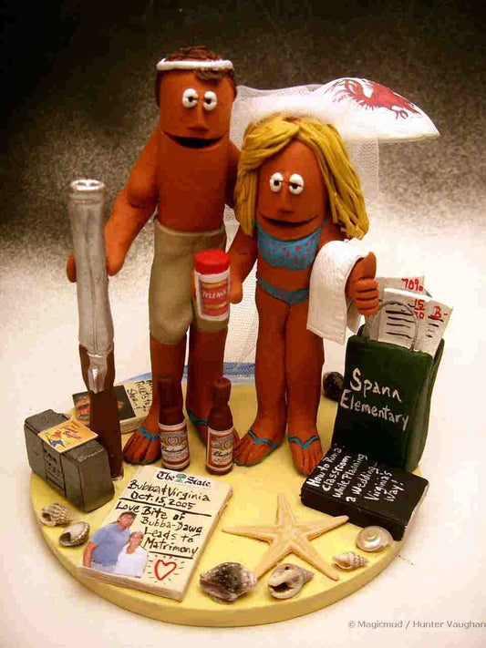 Beach Wedding Cake Topper...made to order